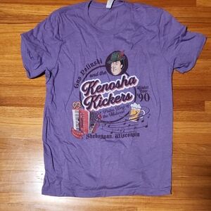 Purple Kenosha Kickers Graphic T-Shirt